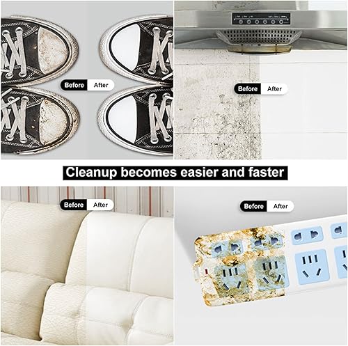 Miniatura 3 de Mr White - Esponja mágica de borrador 4 veces más fuerte, paquete de 25, cepillo de limpieza, esponja de limpieza, limpieza multiusos, limpieza del