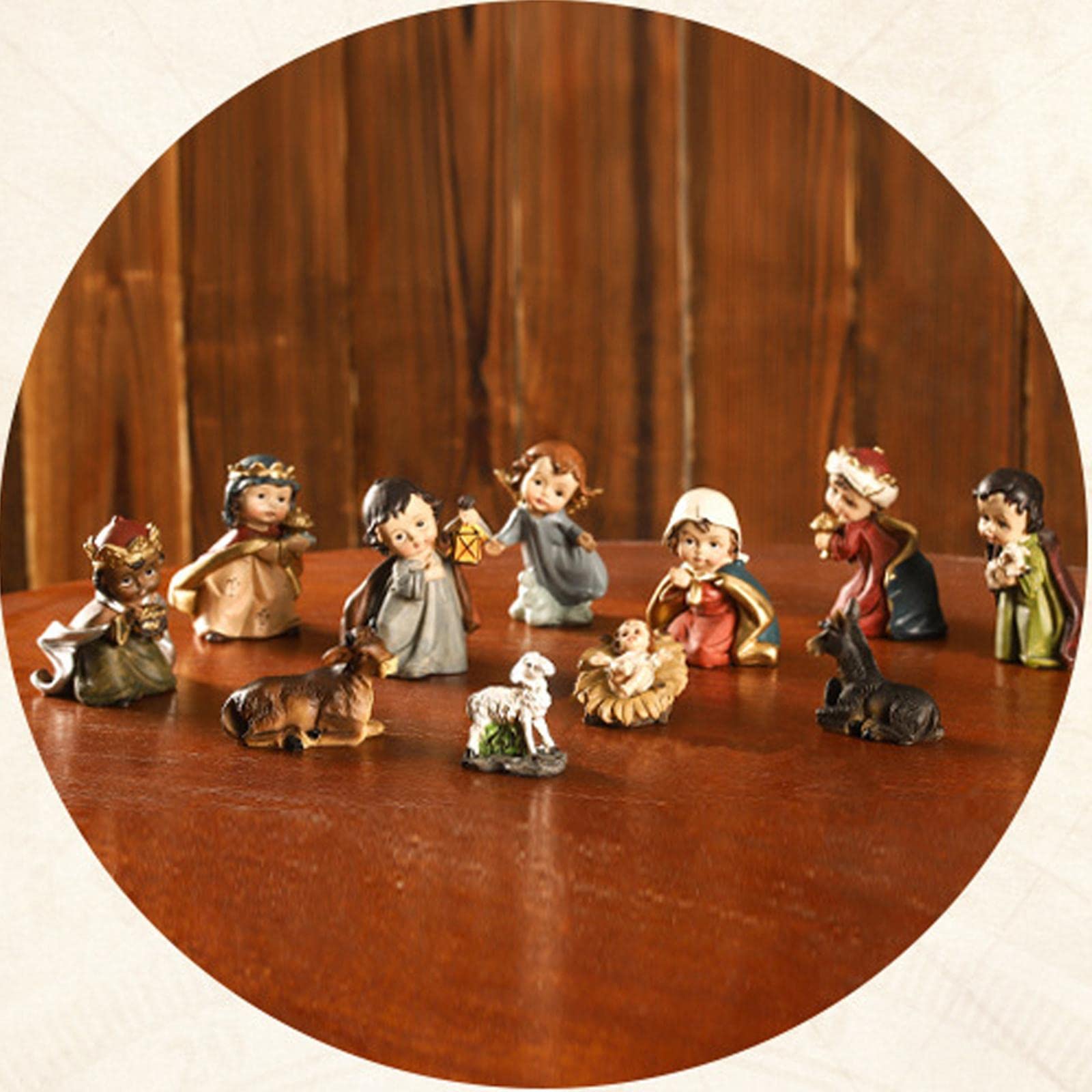 misppro Krippen-Set, Krippe, Krippe, Miniaturen, Ornamente, katholisches Geschenk