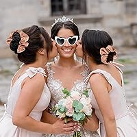 Vista 5 de Juego de 8 pinzas cuadradas de 4.1 pulgadas para dama de honor, regalo de despedida de soltera, regalo de despedida de soltera, regalos de fiesta