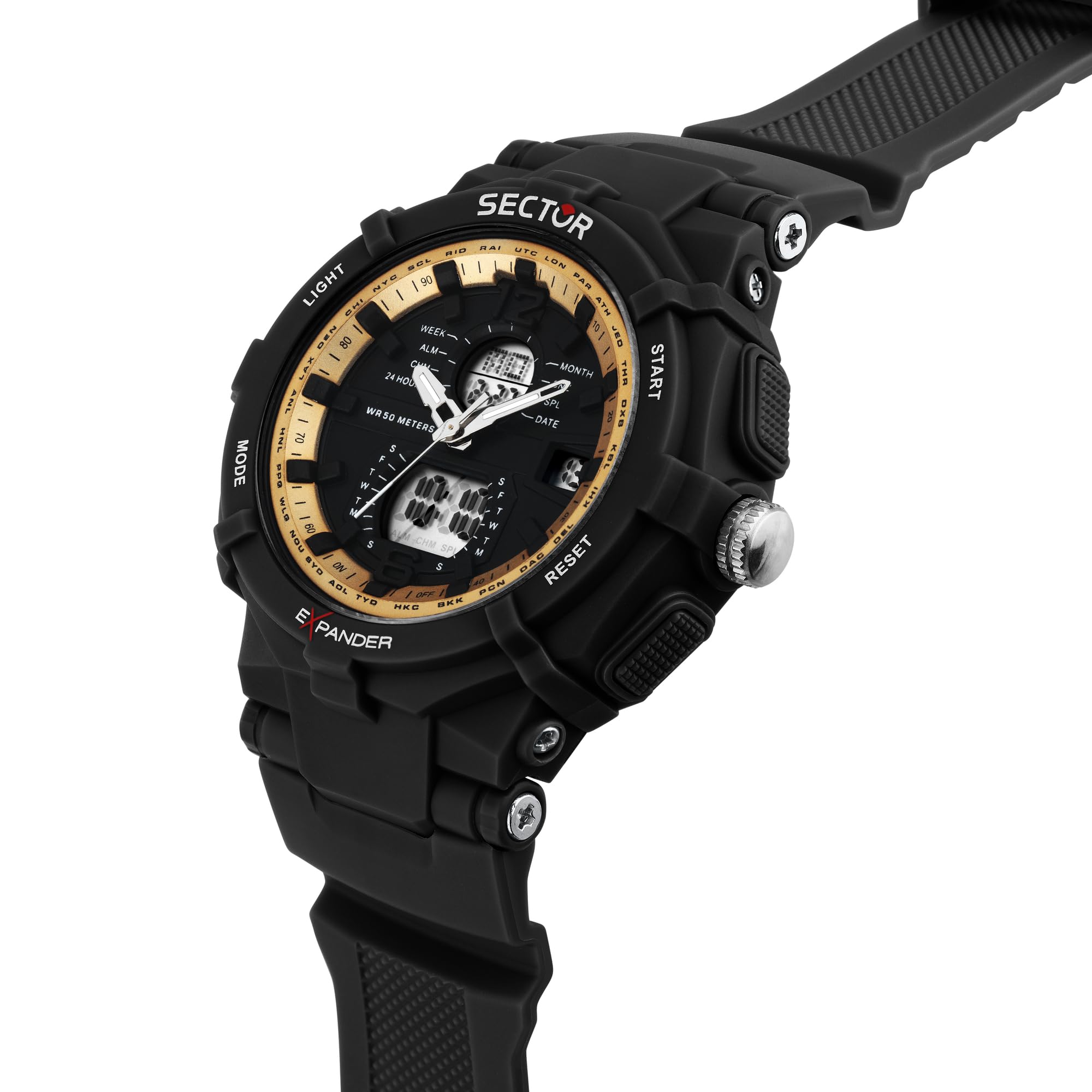 Sector No Limits Orologio Uomo, Collezione Ex-09, Anadigitale, 50 mm - R3251296003