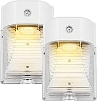 Vista 17 de CINOTON Luminaria LED de Pared de 26W con Sensor de Anochecer a Amanecer, 3CCT 3000K/4000K/5000K, 26W/18W/13W Conmutable, [100-277Vac] IP65