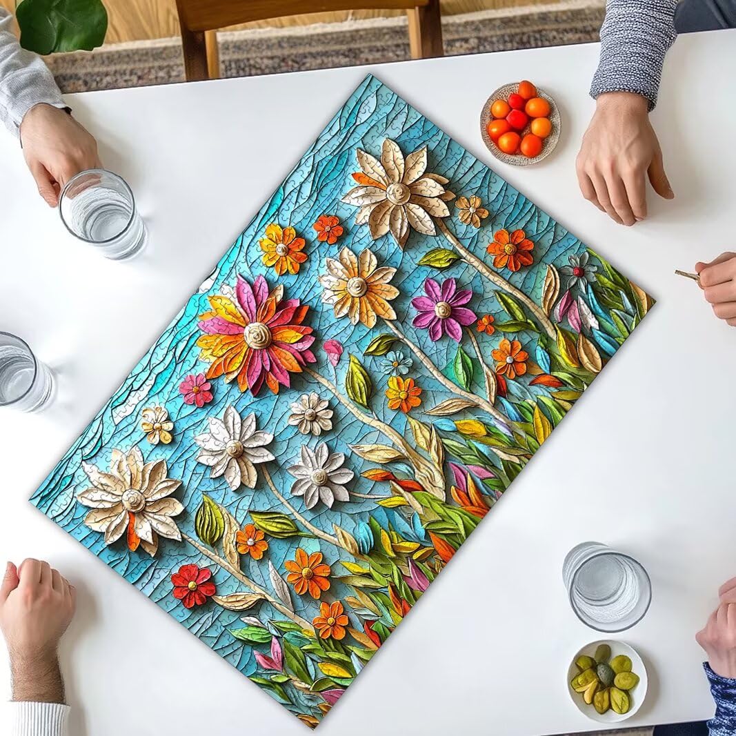 Puzzle Flor, Puzzle 5000 Piezas, Rompecabezas, Regalo Mujer, Decor -8398