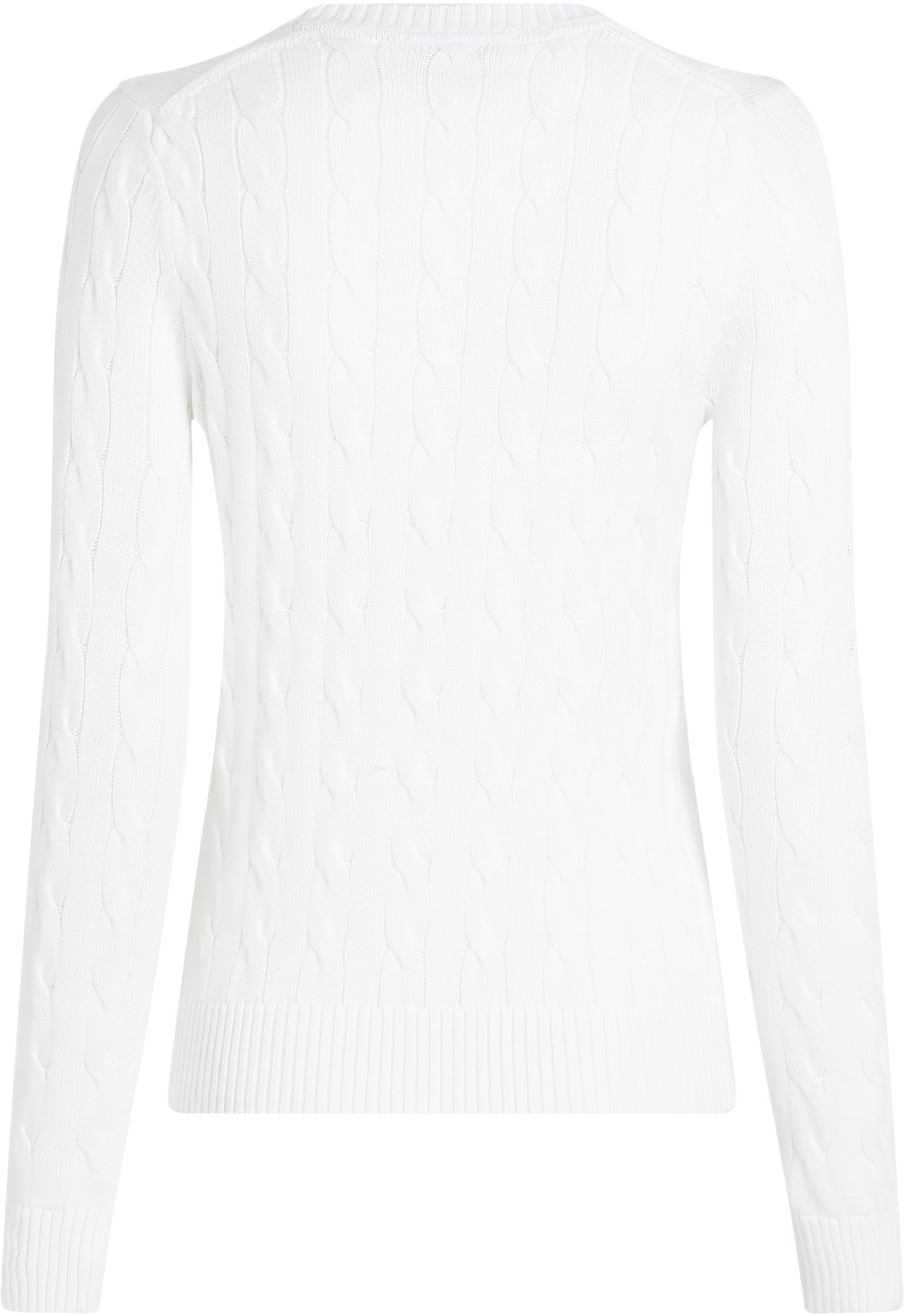 Tommy Hilfiger Jersey Mujer Co Cable con Cuello Redondo