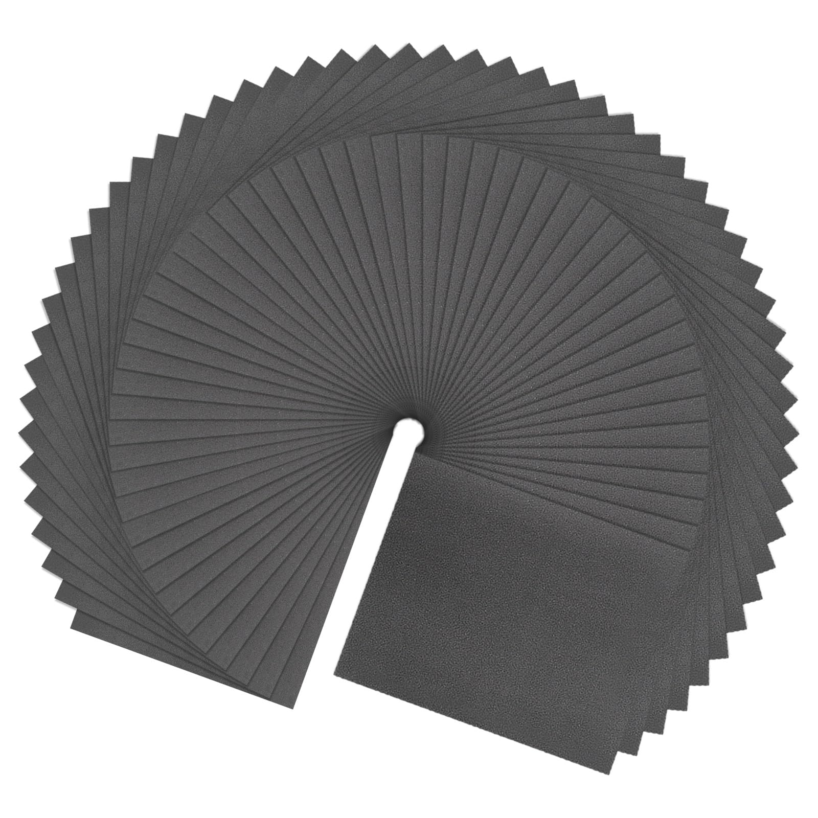 QUARKZMAN 100 Stück Schleifpapier 180 Körnung 23 x 28 cm Wasserdicht Trägermaterial Siliziumkarbid Schleifblatt Nass Trocken Schleifen Für Holzveredelung Metallschliff Autopolieren