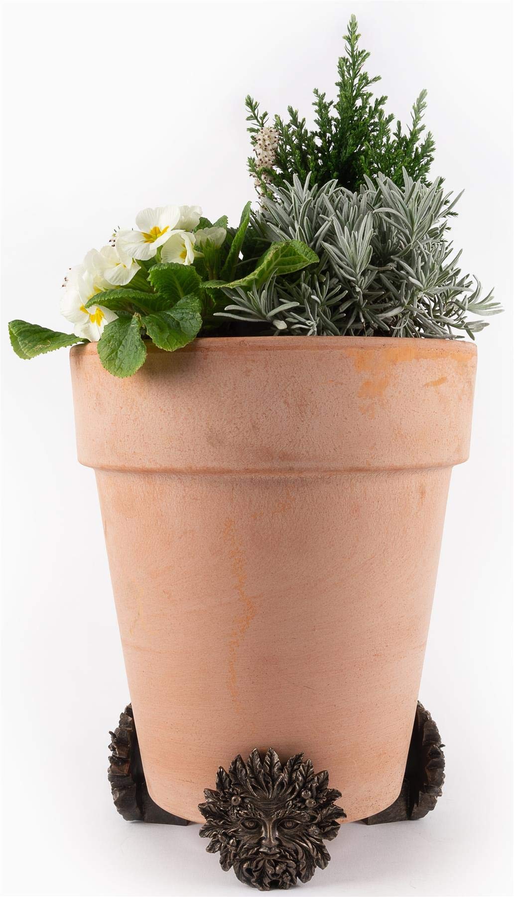 Potty Feet Green Man Figures Plant Pot Feet - Planter Support - Handmade Decorative Ornaments - 3pcs - Image 5
