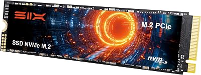 SIX NVME M.2 SSD PCIe 4.0-2TB m.2 2280 ssd, Lesen bis zu 7.350MB/s für Gaming PS5 Speichererweiterung mit heatsink, Interne Solid-State-Laufwerk PCIe gen 4×4 Nvme für Laptop Desktop PC