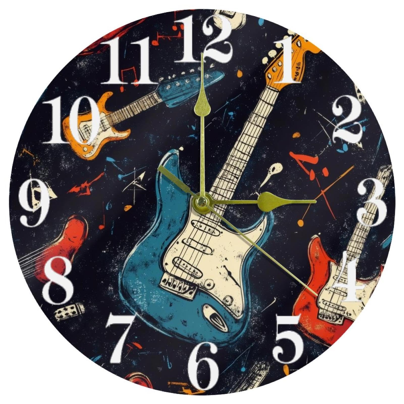 Horloge murale sans tic-tac élimine le bruit pour la maison