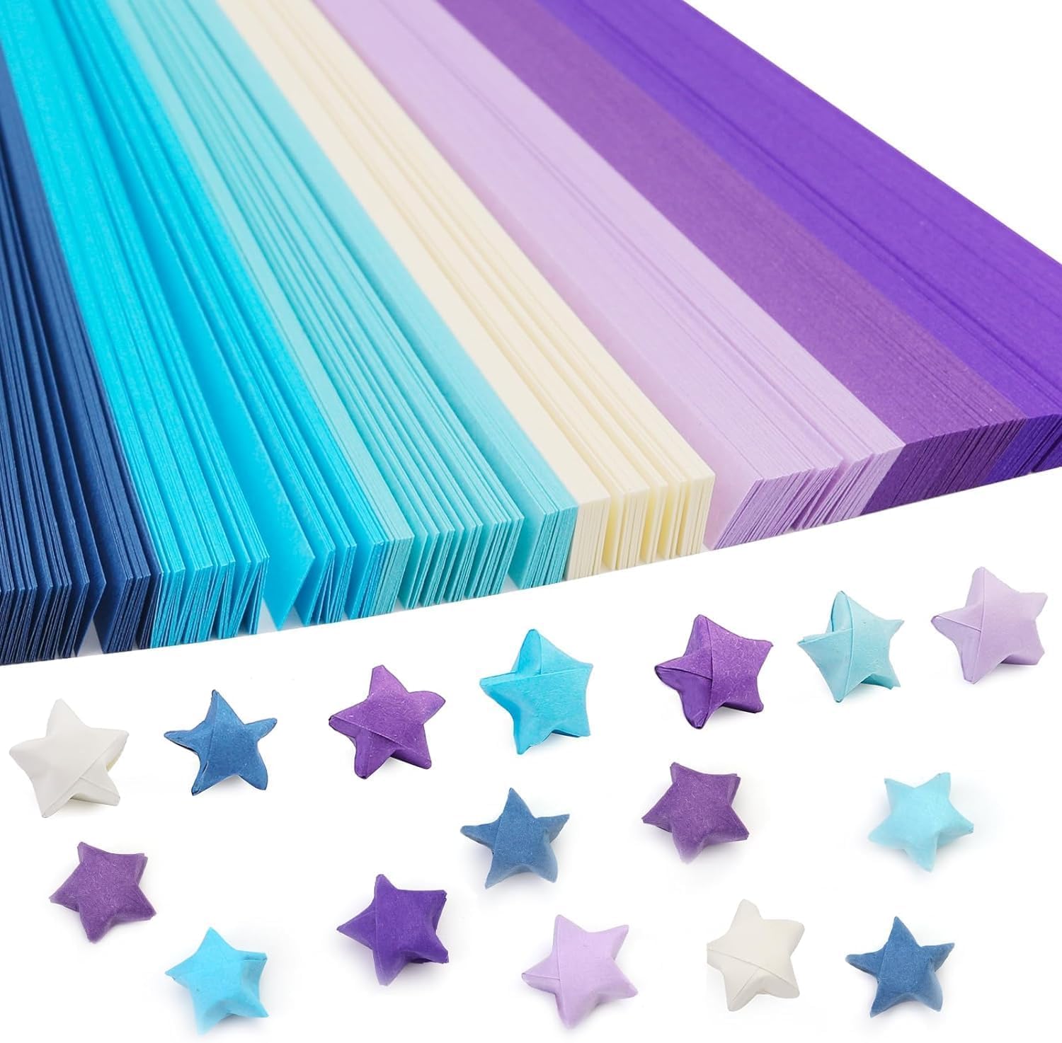 Sponsored Ad – 1080 Sheets Star Origami Paper Purple Solid Color Gradient Color Star Paper Strip Double Sided Origami Stars Paper Solid Color Lucky Star Decoration Paper Strips DIY Hand Art Crafts