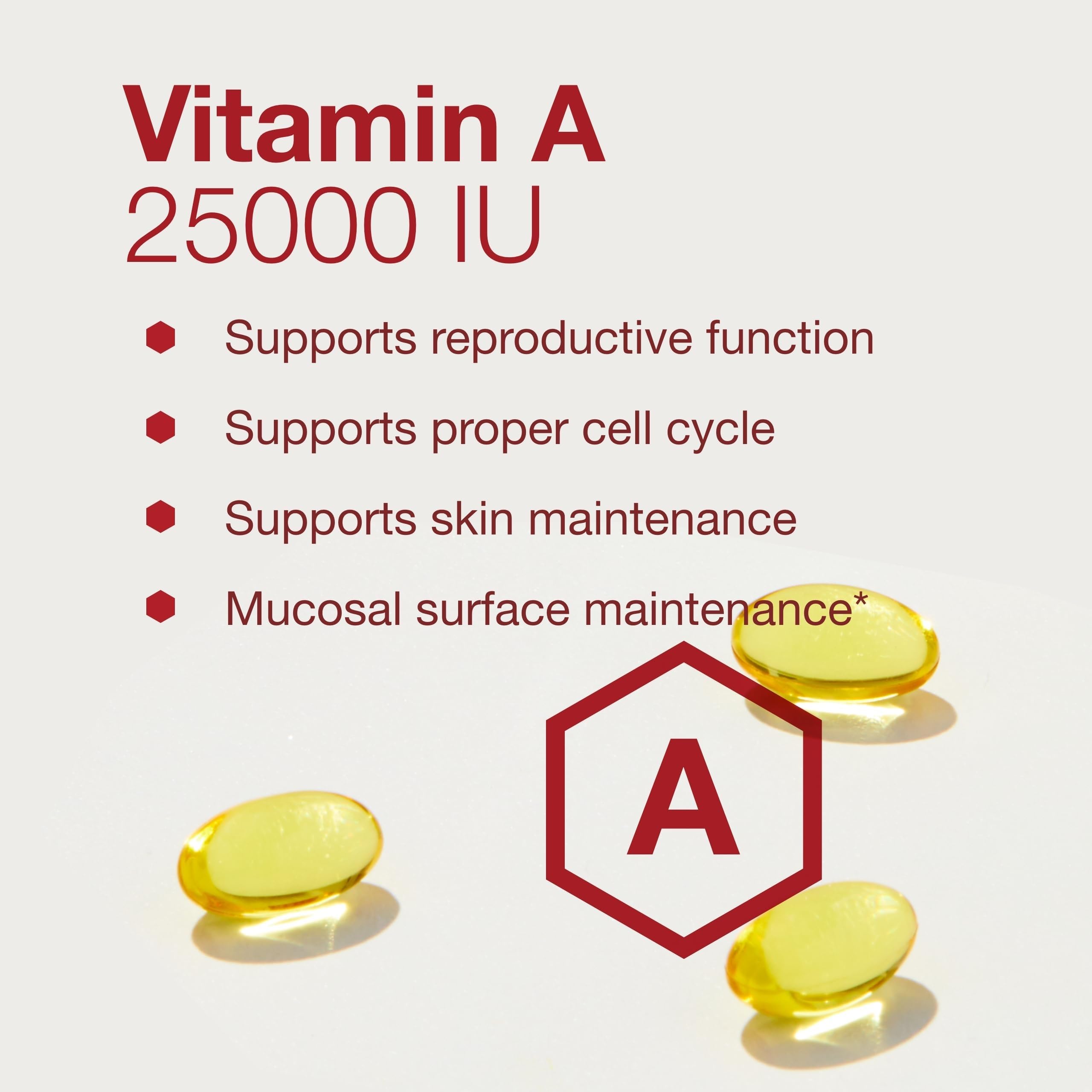 PROTOCOL FOR LIFE BALANCE Vitamin A 25,000 IU, Eye Health*, 100 Softgels — Amazon image 4