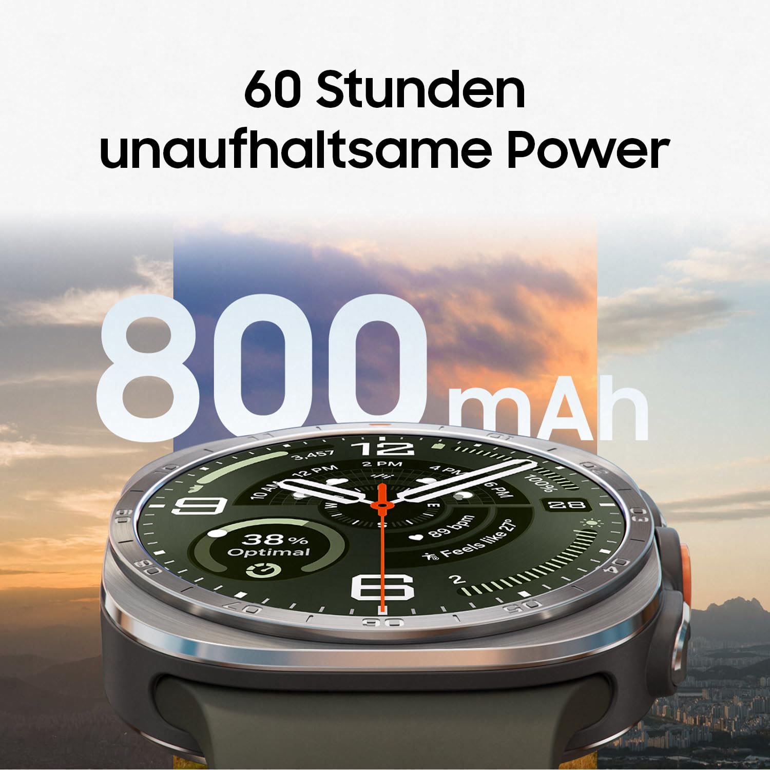 Samsung Galaxy Watch Ultra2 Smartwatch, 47 mm, LTE, Titanium Gray | Fitnessuhr für Trail Running, Tauchen, Radfahren, 800mAh Akku, Schnellladen, 3 Jahre Herstellergarantie [Exklusiv auf Amazon]