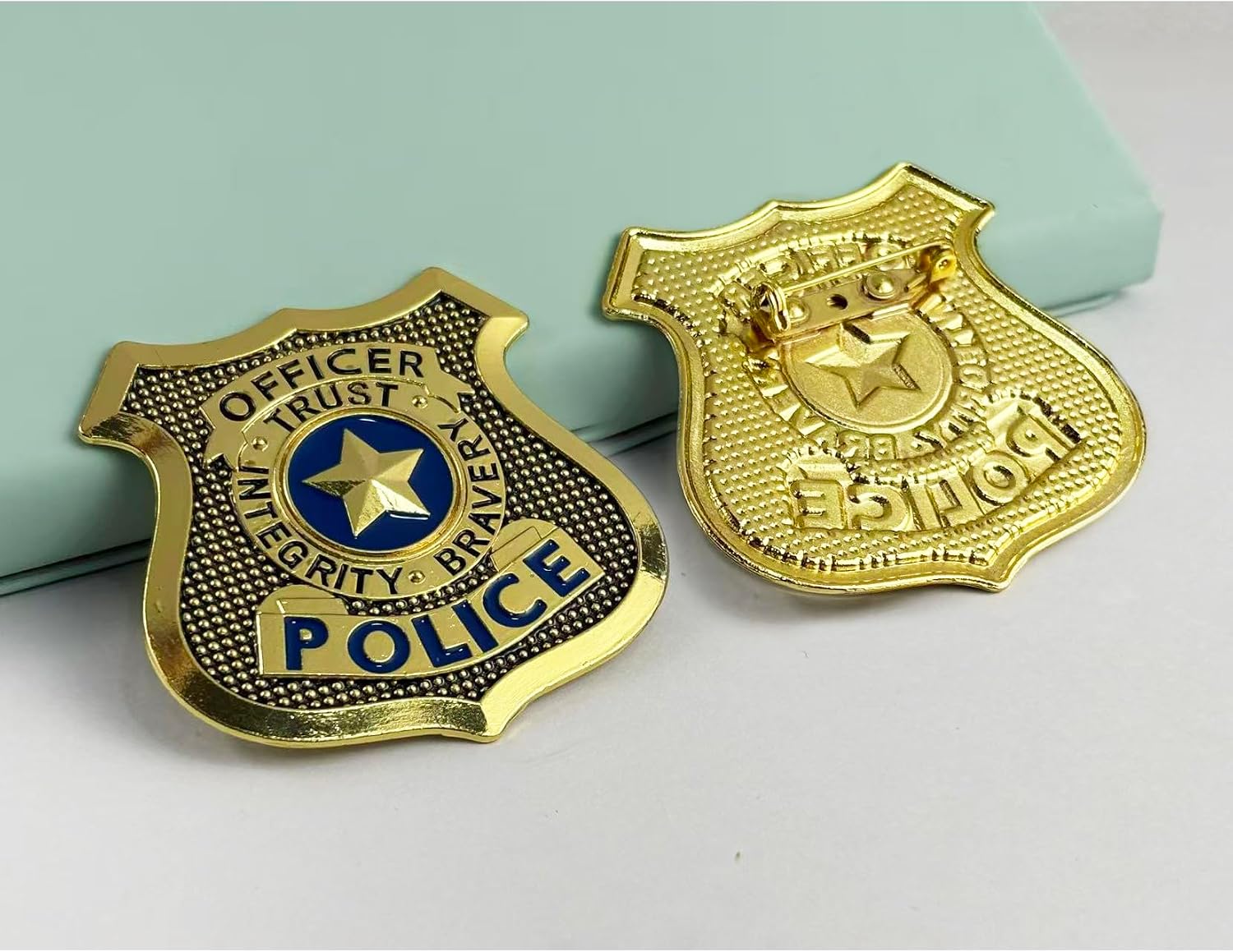 Metal Police Badge - Detective Sheriff Costume Accessories