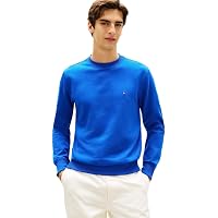 Tommy Hilfiger Uomo Felpa Essential Terry Crewneck con Scollo Rotondo
