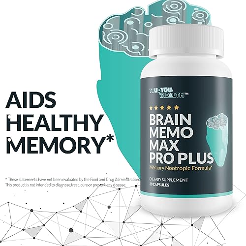 Miniatura 6 de Brain Memo Max Pro Plus - Suplemento de memoria y cerebro superior Max Pro - Apoya la memoria mejorada y la agudeza mental - Ayuda a la función