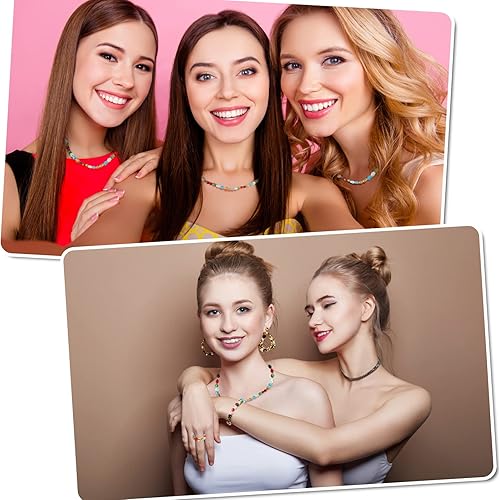 Miniatura 3 de 1300 cuentas de cristal para fabricación de joyas, cuentas de vidrio facetadas de bicono para pulseras, collares, colgantes, suministros de