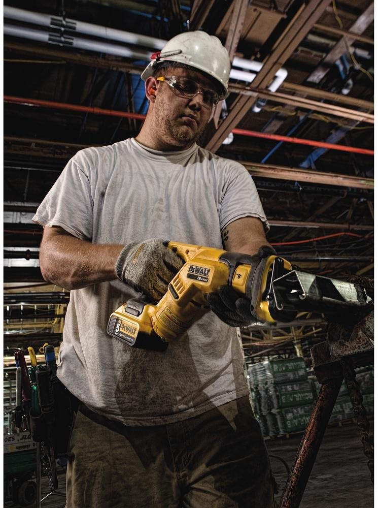 One-Day Sale: Up to 80% Off DEWALT 20V MAX* Cordless Reciprocating Saw Kit, 5 Amp-Hour Battery (DCS387P1)