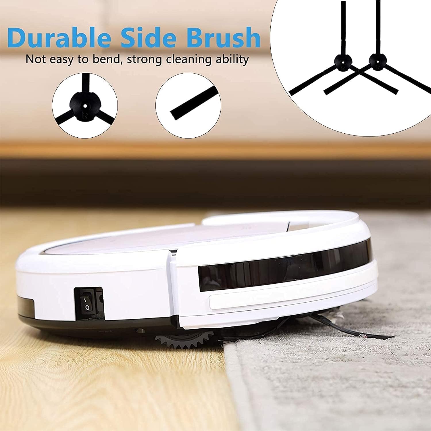 Garbage fighter Vacuum Filter Kit Replacement for Robotic Vacuum ILIFE V3 V3S V5 V5s Pro Robot Vacuum Cleaner, 10 Filters and 10 Side Brushes and 1 Primary Filter and 1 Cleaning Brush(Pack of 21)