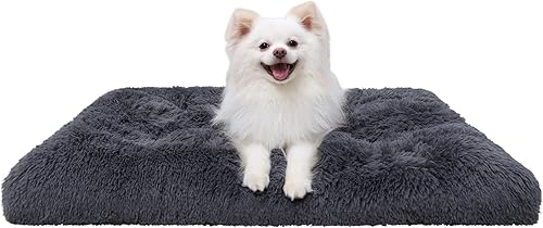 Miniatura 15 de Vonabem Alfombrilla para Jaula de Perro Grande 36 Pulgadas, Cama Lavable para Jaula para Perros Grandes y Medianos, Alfombrillas Suave de Felpa para