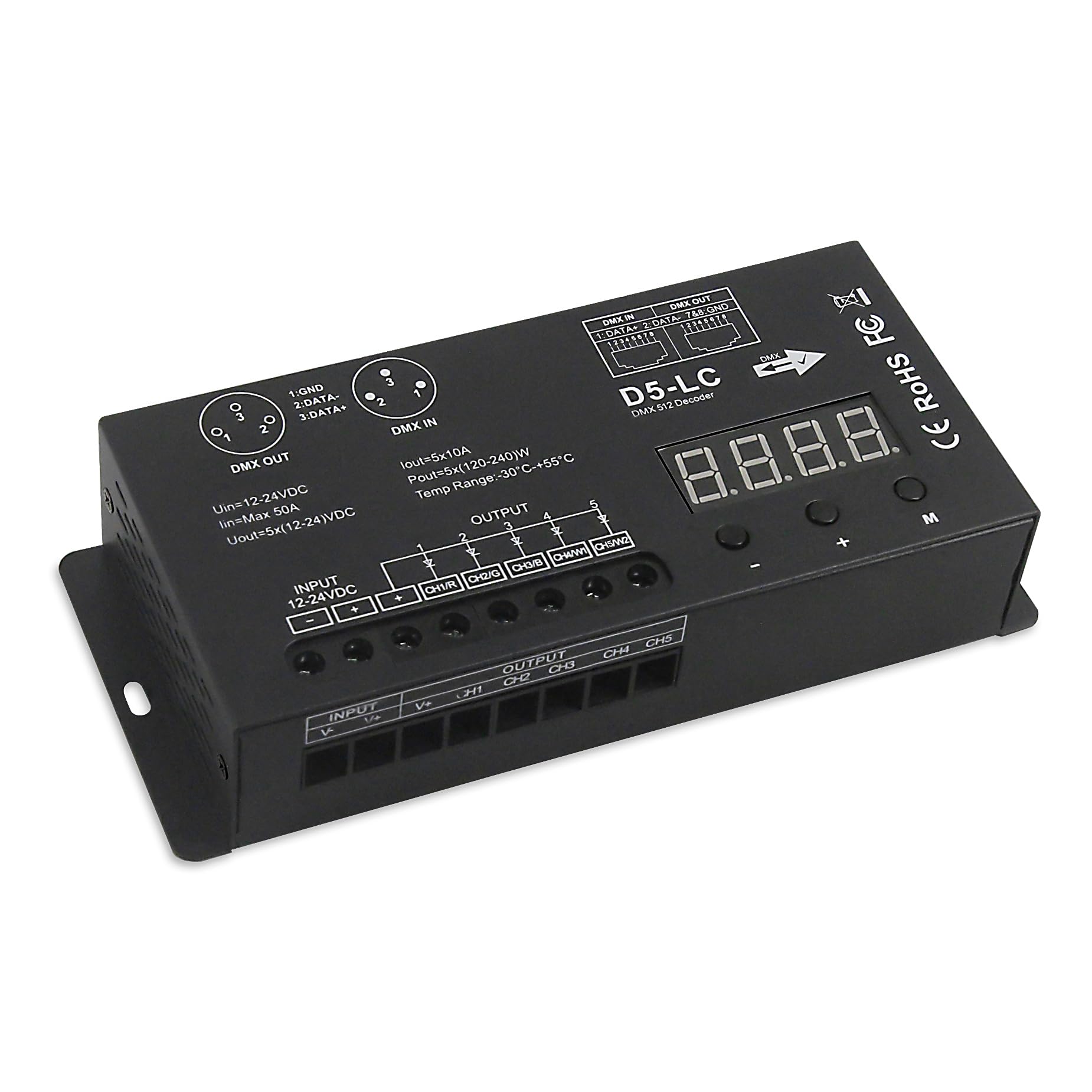 Snapklik.com : High Power Dmx Led Controller Led DMX 512 Decoder Dimmer ...