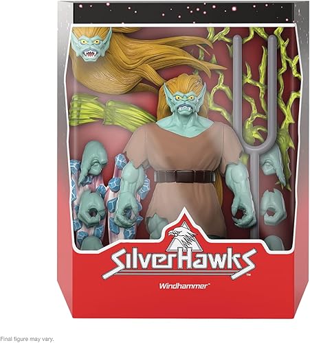 Miniatura 7 de Super7 ULTIMATES! SilverHawks Steelwill (Versión de Metal VAC) - Figura de acción de 7 pulgadas de SilverHawks con accesorios, coleccionables