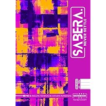 Cuaderno Rayado A4 Sin Anillas 100 Hojas Foliadas de 1 L nea 7mm Libreta Grapada SABERA. con 5 T cnicas de Estudio Para Estudiantes - Organizado con un  ndice