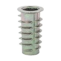 Vista 19 de E-Z LOK Inserto roscado para madera blanda, insertos de rosca hexagonal de zinc 10-32 roscas internas, 0.394 pulgadas de longitud, paquete de 50