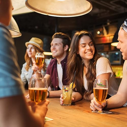 Miniatura 9 de Cinco de Mayo Fiesta and Margarita Drink Charms - Magnetic Wine Glass Markers and Party Supplies