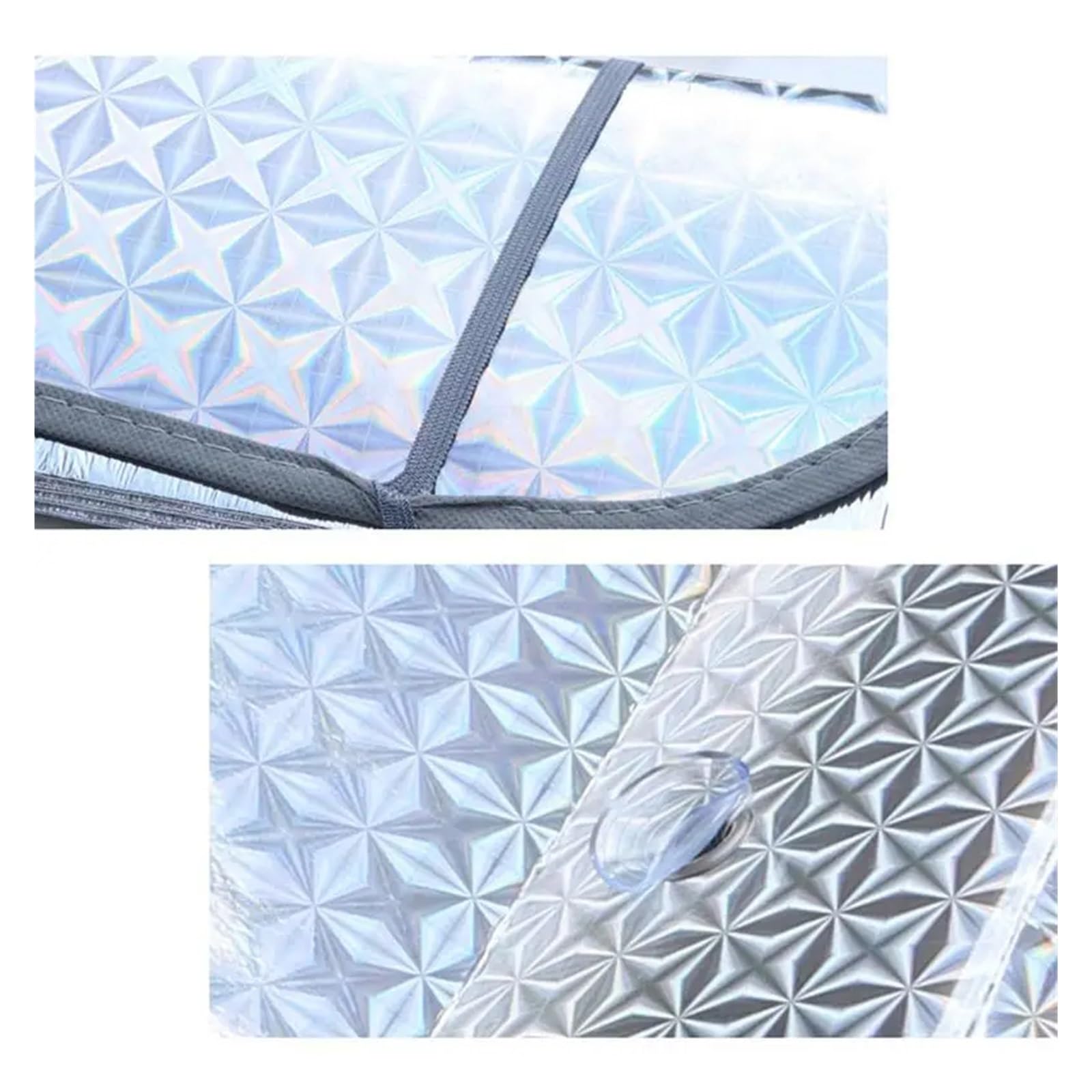 Protezione Solare Auto Parasole Interna Parasole Per Auto Parasole Pieghevole Per Finestrino Anteriore Parasole Per Parabrezza Auto Con Ventosa Parasole Riflettente Per Finestrino Anteriore(130*70cm)