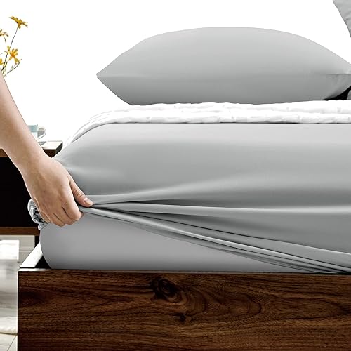 Miniatura 10 de Sábanas bajeras de tamaño matrimonial, paquete de 6 unidades, bolsillo profundo, sábanas inferiores de microfibra suave para el hogar, salones,