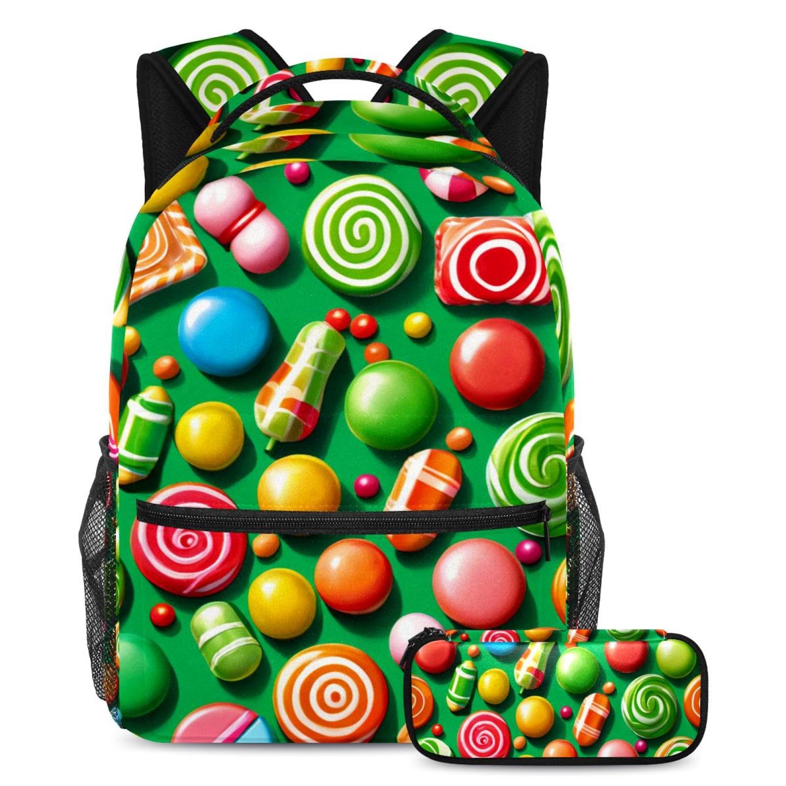 Sac à dos multicolore 2 pièces idéal pour le collège et les sorties de weekend - 7