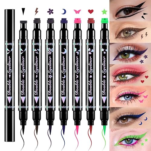 7Pcs Colored liquid Eye Liners