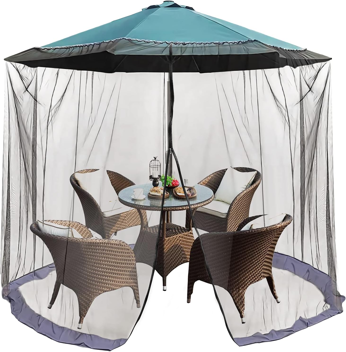 Patio Umbrella Mosquito Netting Patio Umbrella Mesh Screen