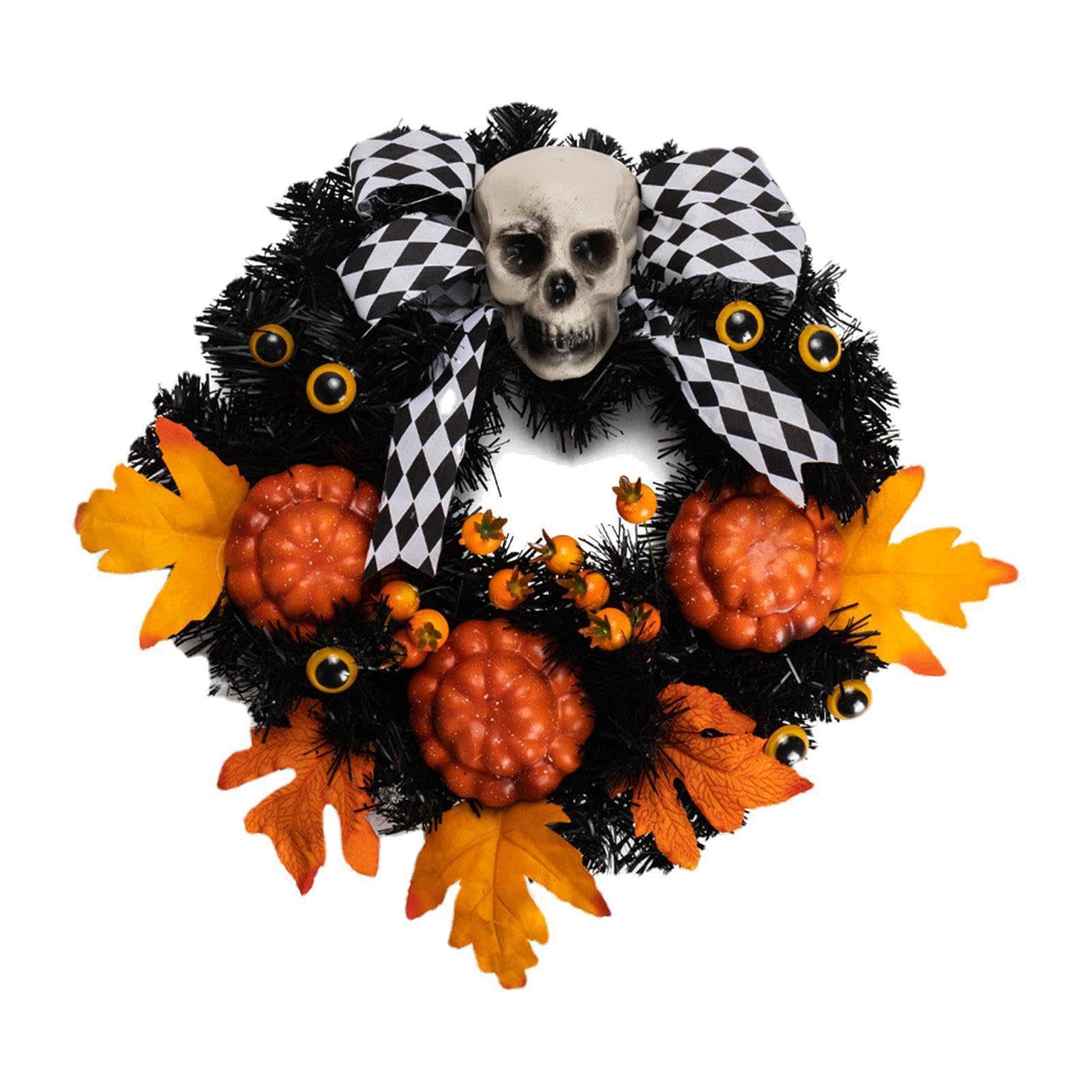 Coronas Halloween Letrero Artesanal LED Hueso Artificial