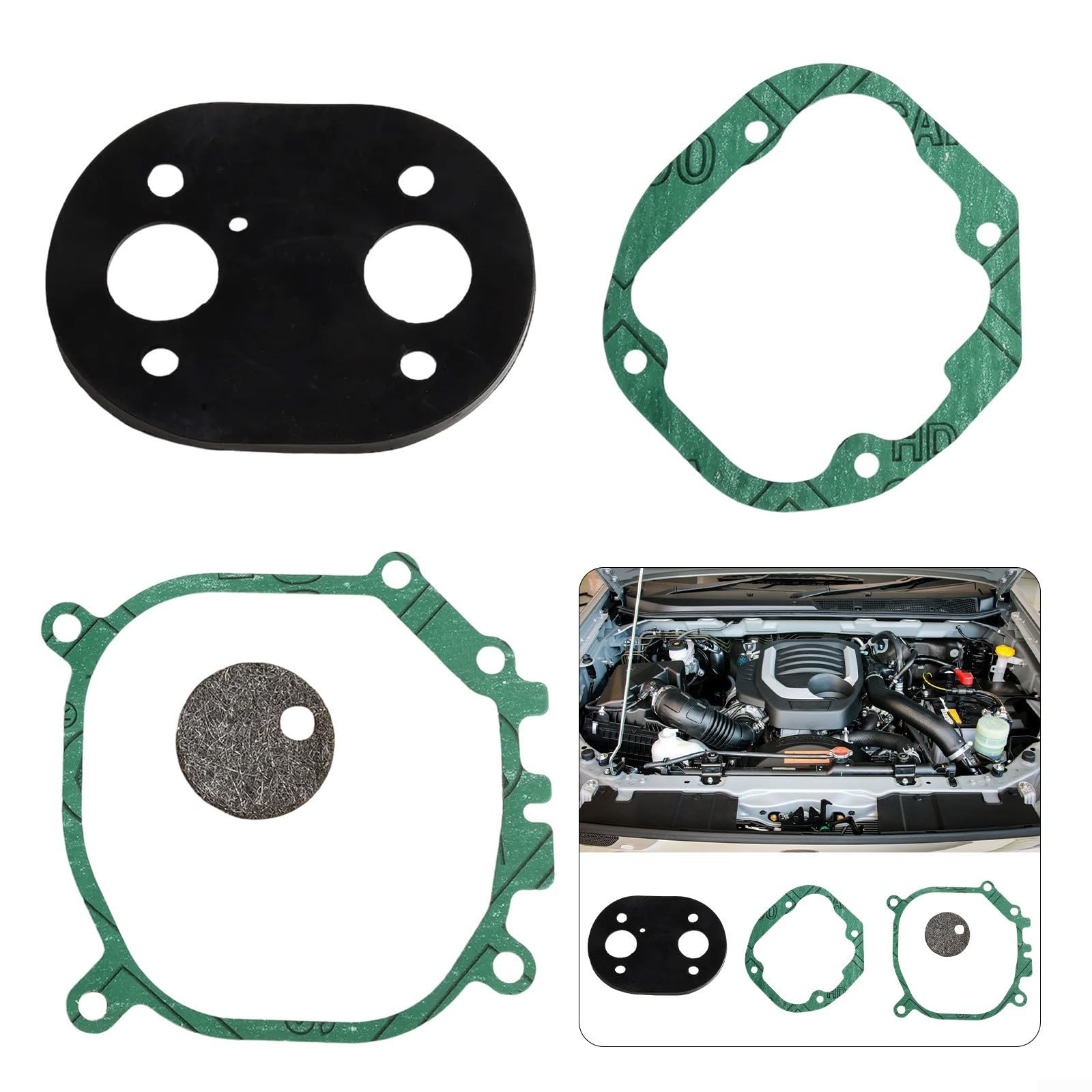 FACAIIO Kit de juntas de reparación de calentador de estacionamiento 2000 SorST, 12Vor24V, juego completo de juntas y sellos