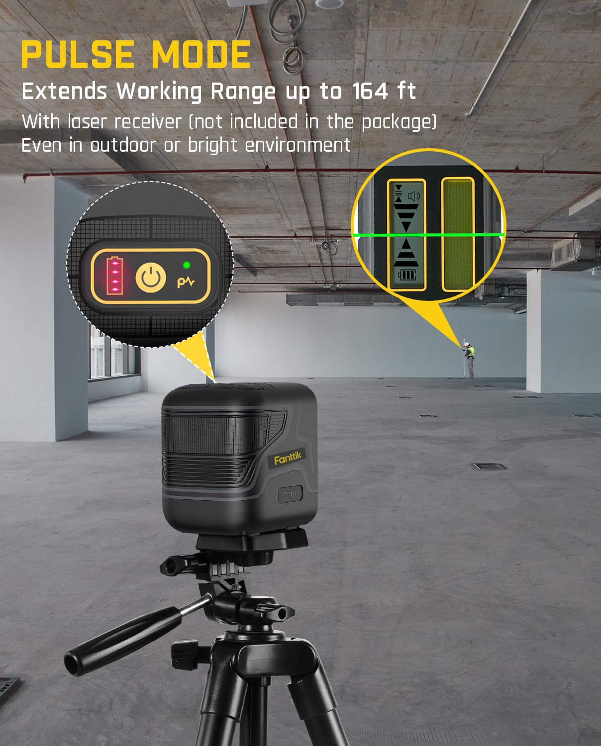 Fanttik D2 Green Laser Level - 10 Hour Battery -5