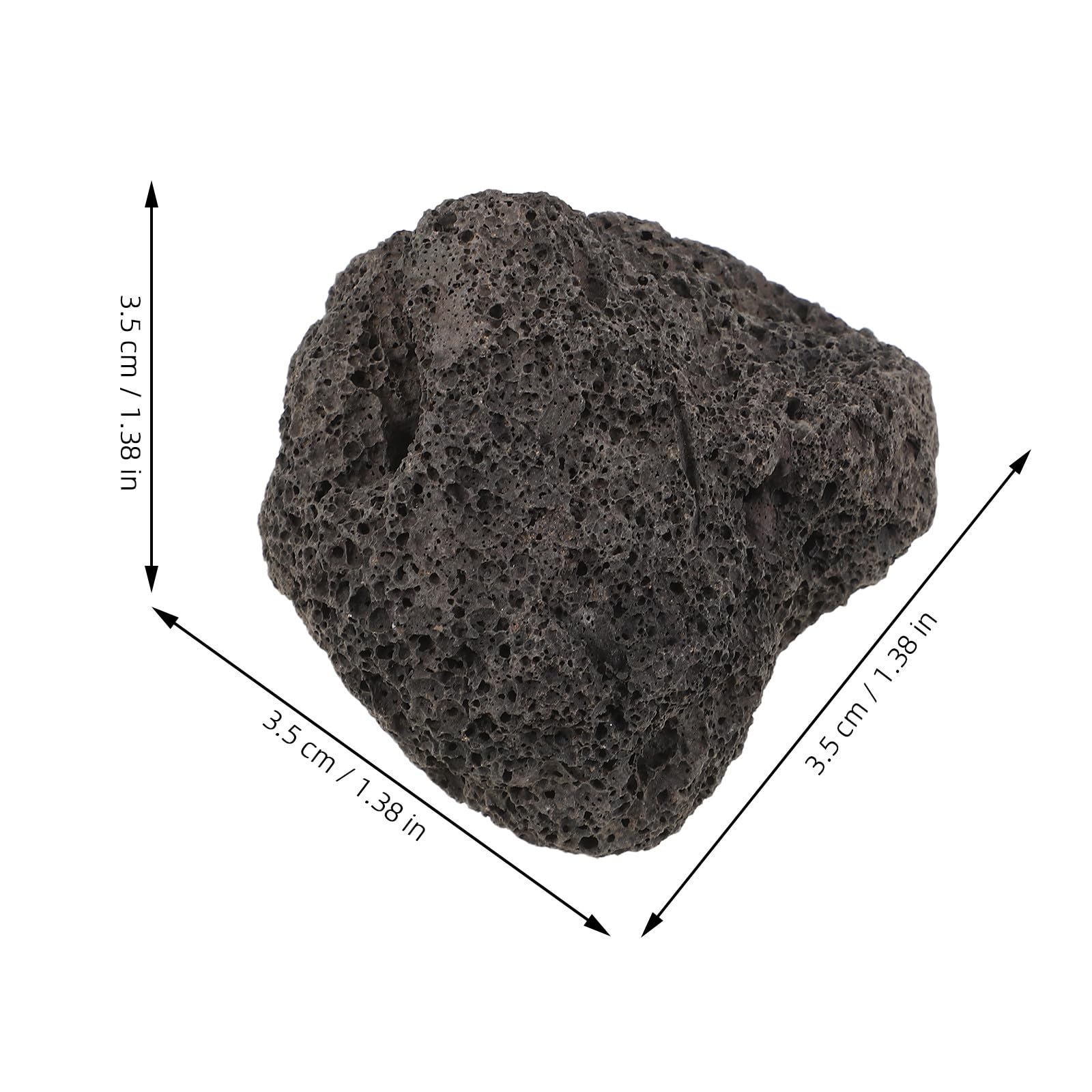 Toyvian 1 de Roches volcaniques de 3,5 cm (1,38 po) pour aménagement | Pierres de lave pour le jardinage, terreau pour bonsaï, roches volcaniques pour remplir les vases, rempotage de cactus,