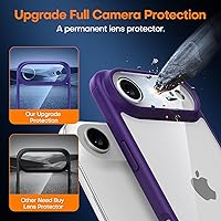 Vista 203 de TAURI Funda magnética 2 en 1 transparente para iPhone 14 Pro, compatible con Magsafe [no amarillenta] con protector de pantalla, protección de grado