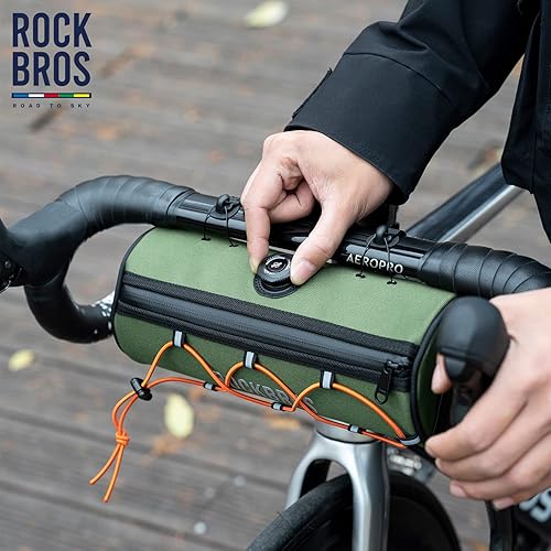 Miniatura 3 de ROCKBROS Bolsa de manillar de bicicleta Bolsa delantera de bicicleta Bolsa de almacenamiento Bolsa de almacenamiento Bolsa de manillar de bicicleta