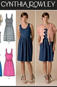 Patron De Couture Simplicity Cynthia Rowley - Robe Et Veste Taille 6-14 - Réf. K1688 - Neuf Circa 2013