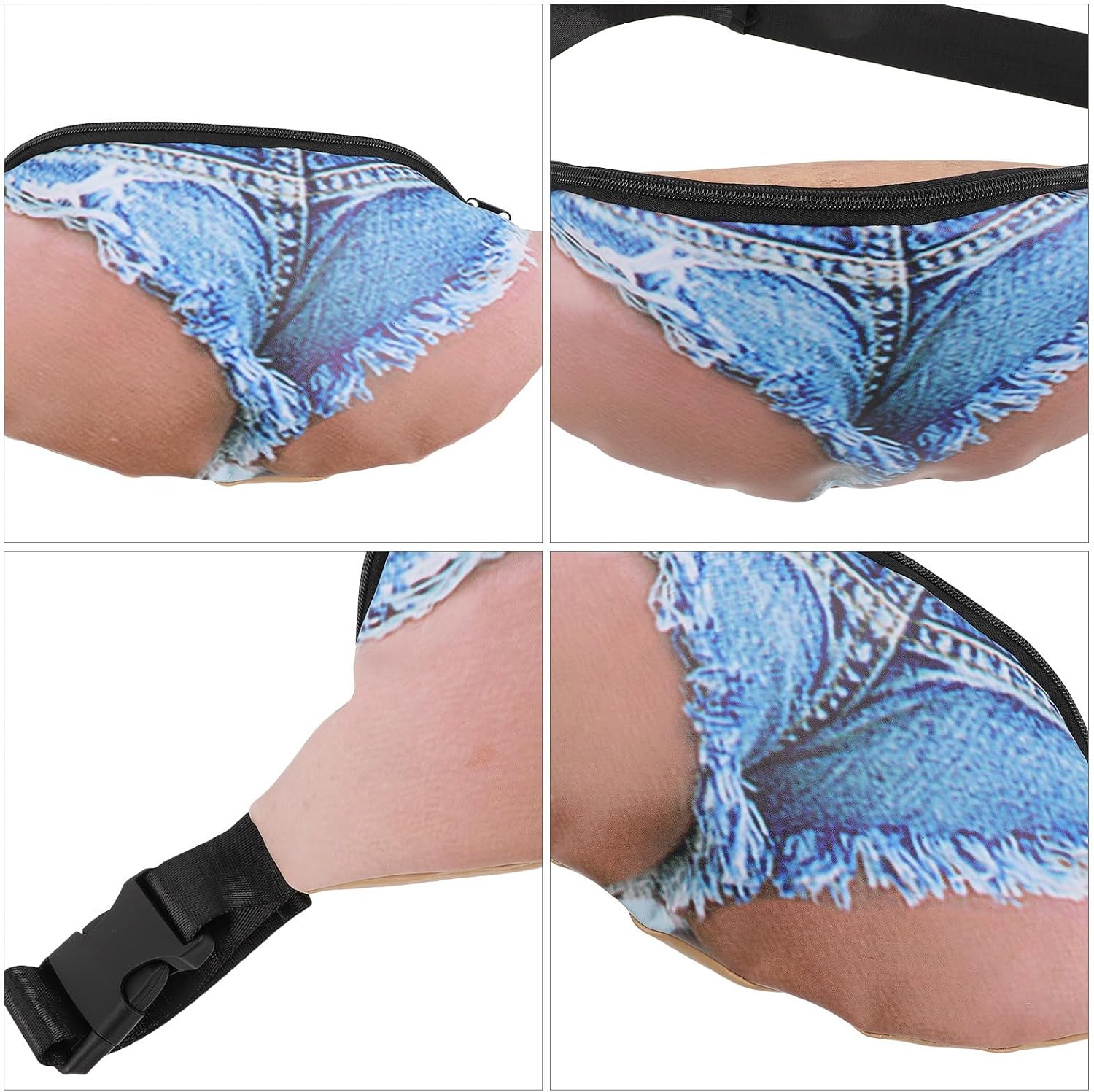Funny Waist Bag Fanny Pack for Men Prank Party Pink image 3