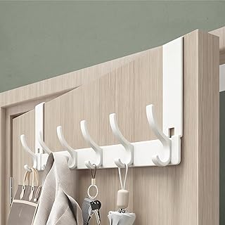 Heavy Duty Over The Door Hooks 6-Pack