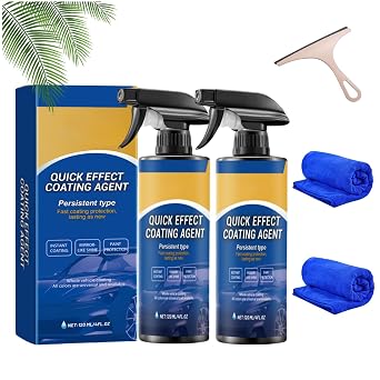 Nano Spray from Germany,2026 New Nano Spray Seal for Car,120ml/4.2oz Advanced Car Quick-Acting Coating Agent for All Vehicles 2PCS