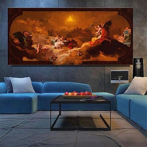 Miniatura 2 de Francisco Goya - Póster artístico, adoración del nombre del Señor, decoración de pared, impresión en lienzo, pósteres e impresiones artísticas de