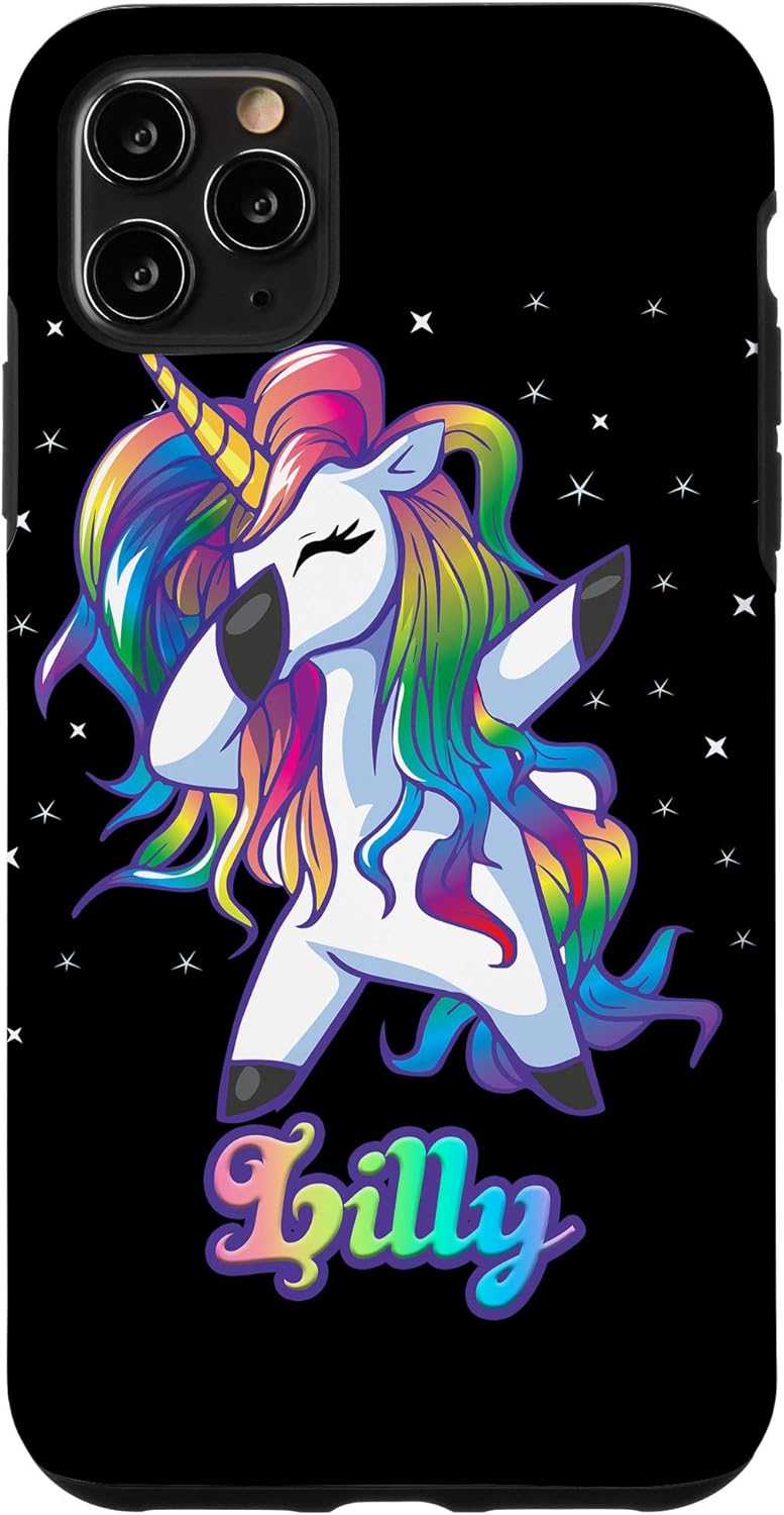 iPhone XR Phone Case Unicorn Dabbing LILLY Custom Personalized Case