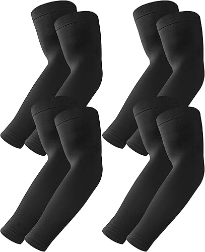 Miniatura 20 de BHYTAKI Mangas de Protección Solar UV, Mangas de Compresión de Brazo con Enfriamiento UPF 50 para Deportes para Hombre Mujer Adolescente