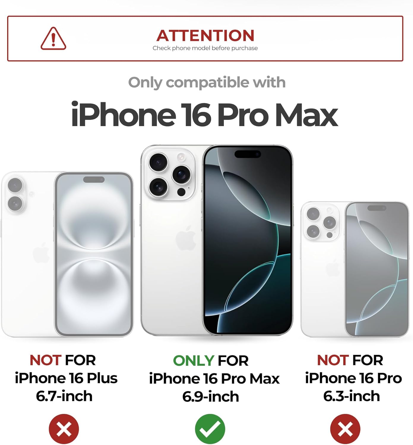 Dexnor for iPhone 16 Pro Max Case with Slide Camera Cover&Adjustable Kickstand & Built-in Screen Protector,Compatible with MagSafe Shockproof Cases Heavy-Duty Magnetic Protective Cover,Phantom Purple - Image 2