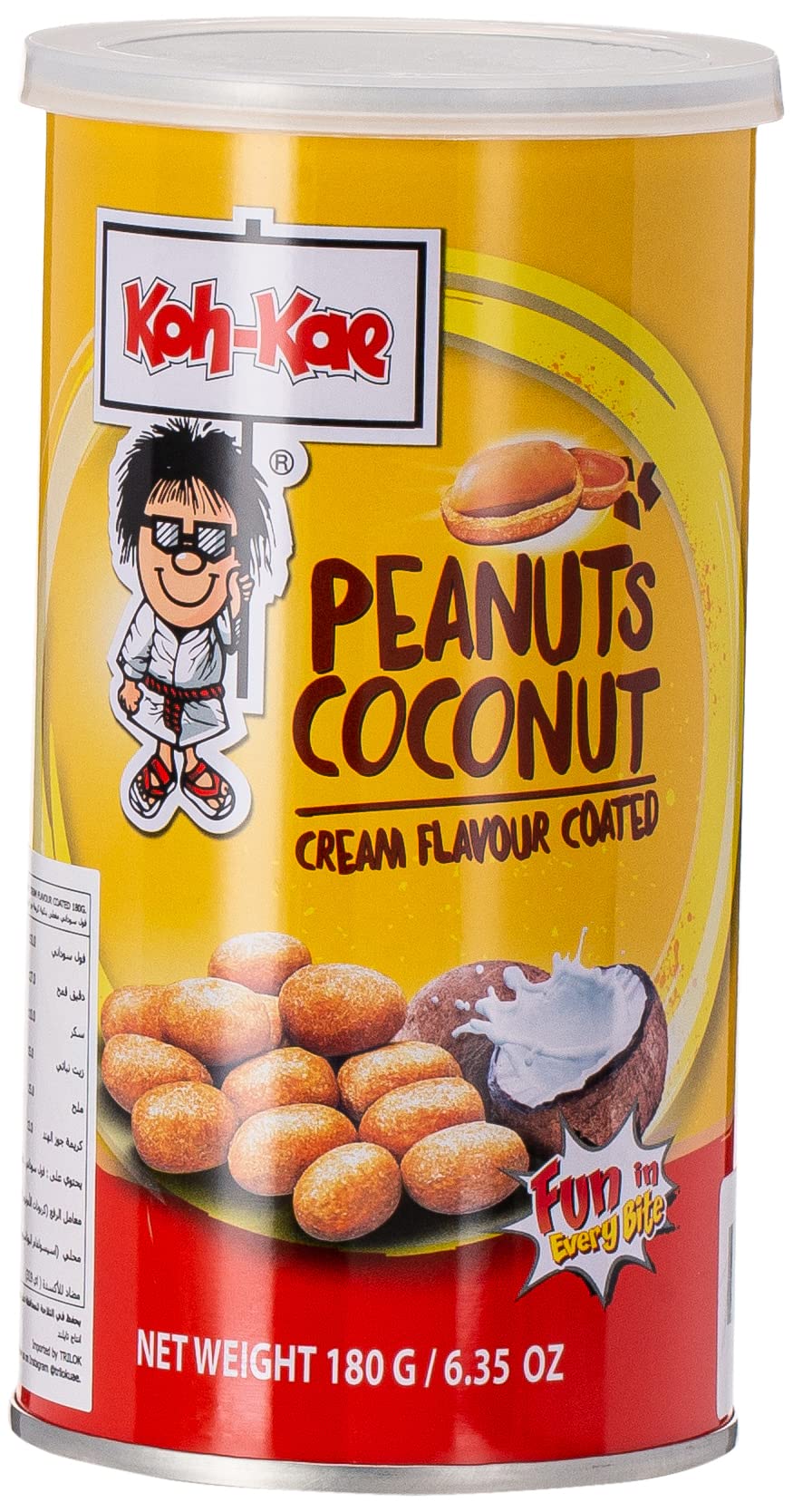 Koh-Kae Coconut Cream Coated Peanuts, 180 Gm