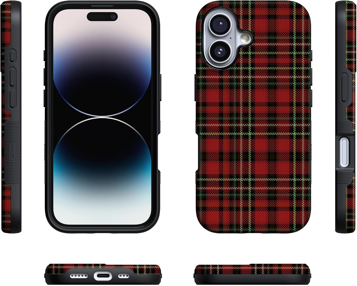 Casely iPhone 17 Case | Fireside Flannel | Signature Plaid | Bold Protective Design | MagSafe Compatible Design
