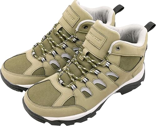 Amazon Mountek トレッキングシューズ 防水 軽量 登山靴 レディース メンズ 衝撃吸収ミッドソール ハイキングシューズ 防水シューズ Mt1940 ハイキング トレッキングシューズ