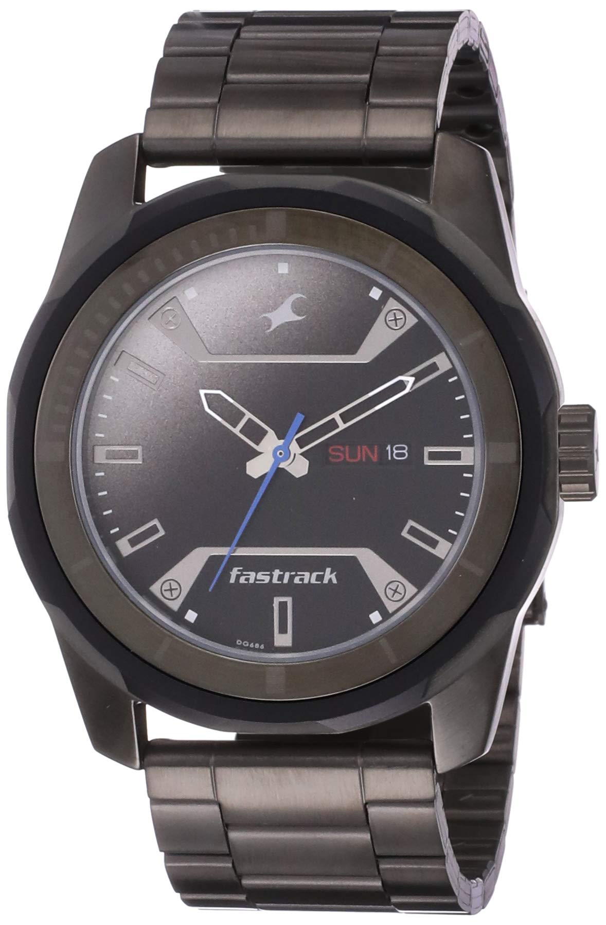 Fastrack Men Leather Analog Blue Dial Watch-Nl3166Km02, Band Color-Blue (B073VQMLBT) Amazon Price History, Amazon Price Tracker
