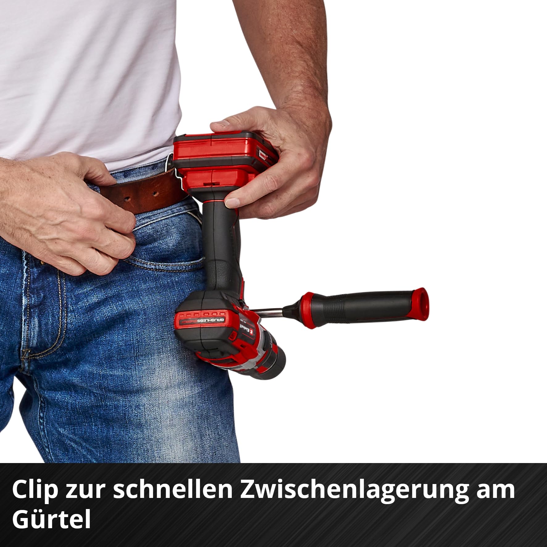 Einhell Te-Cd 18 Li Brushless - Solo Wiertarko-Wkrętarka, Czerwony/Czarny, 25,4 x 8 x 21,5 cm; 1,3 kg